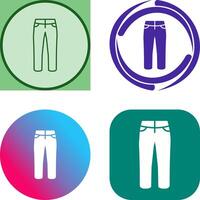 Trousers Icon Design vector