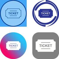 Tickets Icon Design vector