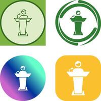 Elected Candidate Icon Design vector