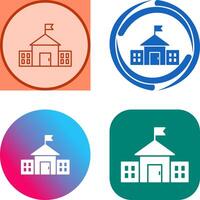 Presidential Building Icon Design vector