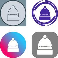 Warm Cap Icon Design vector