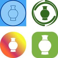 Antique Jar Icon Design vector