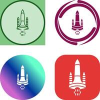 Space Shuttle Icon Design vector