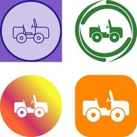 Safari Jeep Icon Design vector