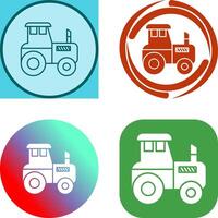 Tractor Icon Design vector