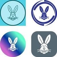 Rabbit Icon Design vector