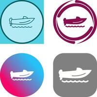 Speed Boat Icon Design vector