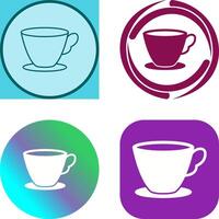 Tea Cup Icon Design vector