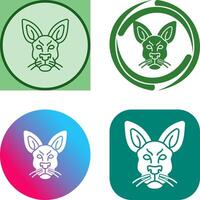 Kangaroo Icon Design vector