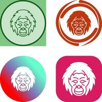 Orangutan Icon Design vector