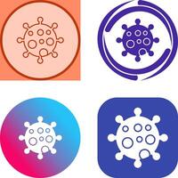 Virus Icon Design vector