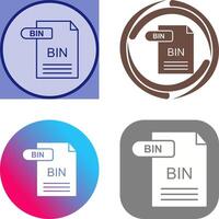 BIN Icon Design vector