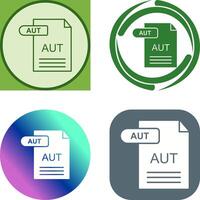 AUT Icon Design vector