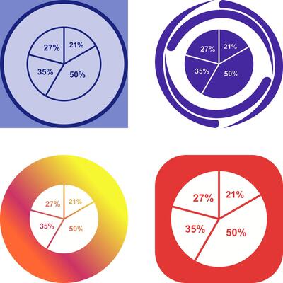 Pie Chart Icon Design