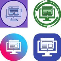 Adaptive Layout Icon Design vector