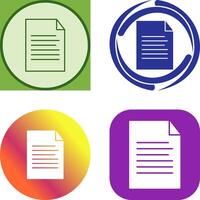 Sheet Icon Design vector