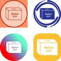 Ballot Box Icon Design vector