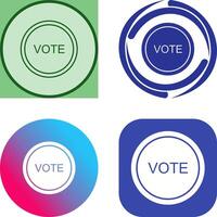 Vote Link Icon Design vector