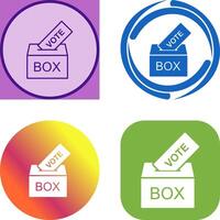Giing Vote Icon Design vector