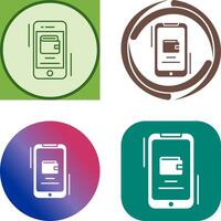 E-wallet Icon Design vector