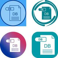 DB Icon Design vector