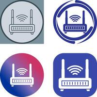 Wifi Router Icon Design vector