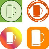 Beer Mug Icon Design vector