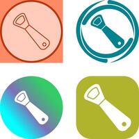 Bottle Opener Icon Design vector