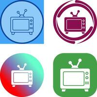 Television Icon Design vector