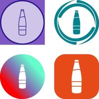 Beer Bottle Icon Design vector