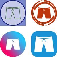 diseño de icono de pantalones cortos vector