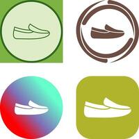 Men's Loafers Icon Design vector