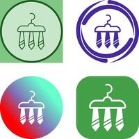 Three Ties Icon Design vector