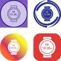 Deportes reloj icono diseño vector