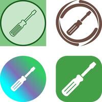 Screw driver Icon Design vector