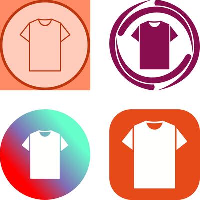 Plain T Shirt Icon Design
