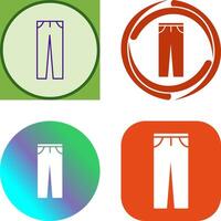 diseño de icono de pantalones vector