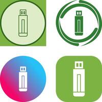 USB Drive Icon Design vector