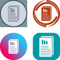 Reports Icon Design vector