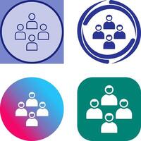 Network Group Icon Design vector