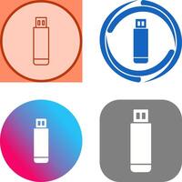 USB Drive Icon Design vector