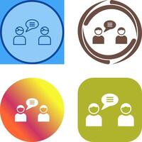 Chatting Icon Design vector