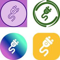 Plug Icon Design vector
