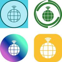 Global Signals Icon Design vector