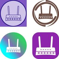 Router Icon Design vector