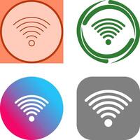 Signal on User Icon Design vector