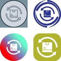 Product Return Icon Design vector