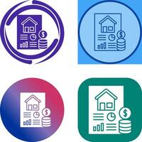 Loan Icon Design vector