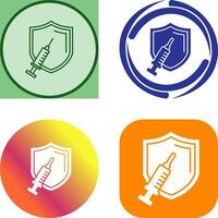 Vaccination Icon Design vector