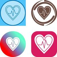 cardiograma icono diseño vector